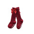 Velvet Bows on Socks Socks Little Palace Store